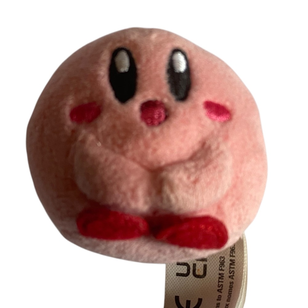 TOMY Nintendo‎ Kirby Pink Plush Mini Stuffed Toy 2024 L67977 H15240